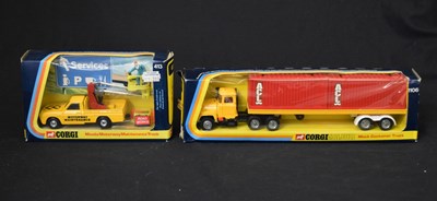 Lot 461 - Corgi Toys - Two boxed diecast model vehicles