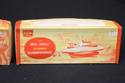 Lot 411 - Sutcliffe Models - Two clockwork submarines