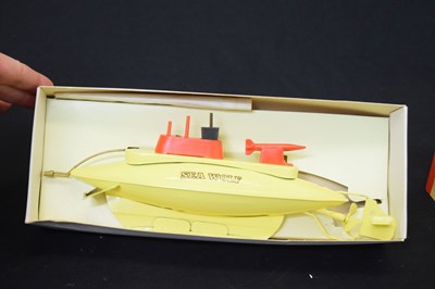 Lot 411 - Sutcliffe Models - Two clockwork submarines