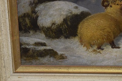 Lot 662 - Follower of Robert Henry Roe (1822–1905) - Oil on panel - Sheep and dog