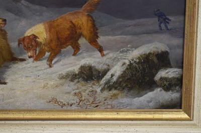 Lot 662 - Follower of Robert Henry Roe (1822–1905) - Oil on panel - Sheep and dog