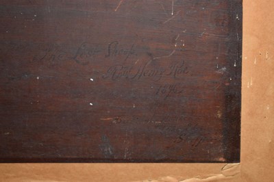 Lot 662 - Follower of Robert Henry Roe (1822–1905) - Oil on panel - Sheep and dog