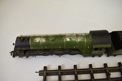 Lot 249 - Bassett Lowke 'O' gauge 'Flying Scotsman' locomotive and tender