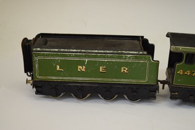 Lot 249 - Bassett Lowke 'O' gauge 'Flying Scotsman' locomotive and tender