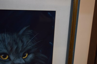 Lot 664 - David Blake (Bristol Savages) - Watercolour/Gouache - Study of a cat