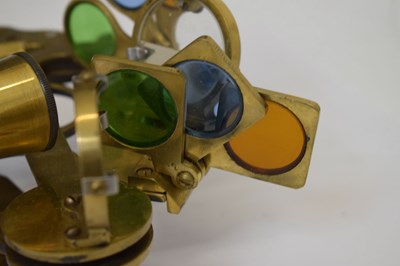 Lot 378 - Early 20th century E.R. Watts & Sons brass sextant