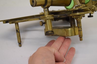Lot 378 - Early 20th century E.R. Watts & Sons brass sextant