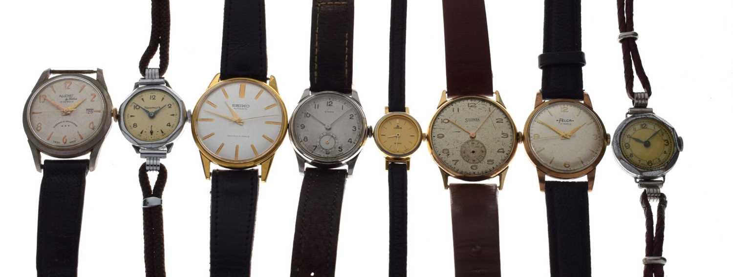 Lot 123 - Collection of vintage wristwatches