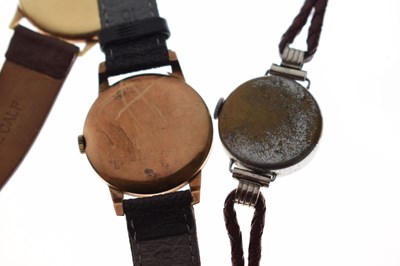 Lot 123 - Collection of vintage wristwatches