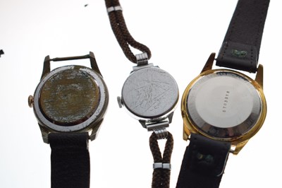 Lot 123 - Collection of vintage wristwatches