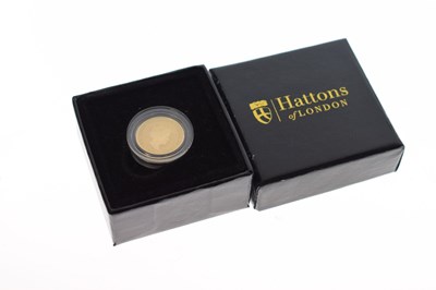 Lot 263 - Hattons of London - Elizabeth II Dunkirk quarter gold sovereign