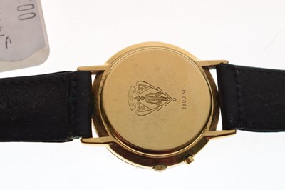 Lot 106 - Gucci - Gentleman's gold plated wristwatch