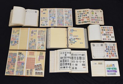 Lot 293 - Large collection of stamp albums with a wide selection of GB, Commonwealth and World stamps