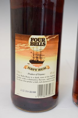 Lot 843 - Four Bells Guyana Navy Rum, 3 x 1 litre bottles