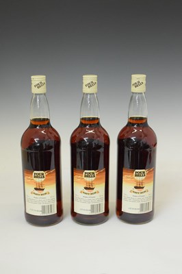 Lot 844 - Four Bells Guyana Navy Rum, 3 x 1 litre bottles