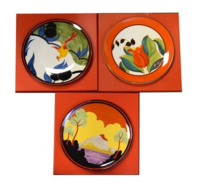 Lot 307 - Clarice Cliff Limited Edition - Three plates