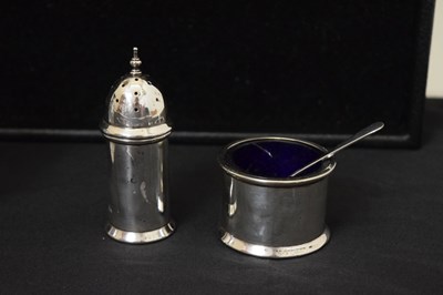 Lot 143 - Quantity of silver capped dressing requisites, silver handled button hooks, etc