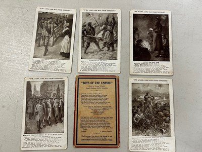 Lot 295 - Quantity of 20th century postcards, to include a small selection of World War One postcards, etc