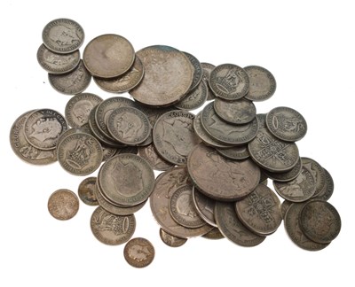 Lot 282 - Mixed quantity of Edward VII and George V silver coinage