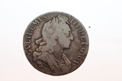 Lot 275 - William III silver crown , 1695