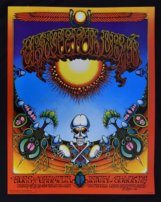 Lot 756 - Rick Griffin (American, 1944-91) – Grateful Dead Aoxomoxoa, poster, numbered 1995