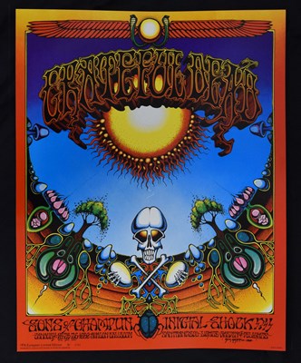 Lot 757 - Rick Griffin (American, 1944-91) – Grateful Dead Aoxomoxoa, poster, numbered 1994