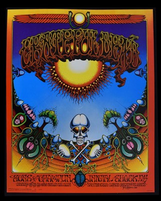 Lot 759 - Rick Griffin (American, 1944-91) – Grateful Dead Aoxomoxoa, poster, numbered 1992