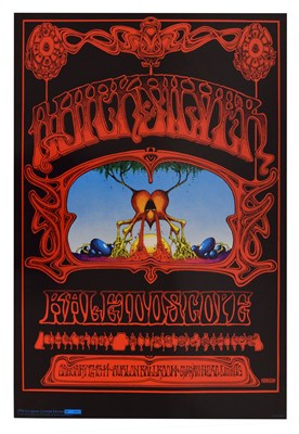 Lot 487 - Rick Griffin (American, 1944-91) – Quicksilver/Kaleidoscope/Avalon Ballroom Gig poster