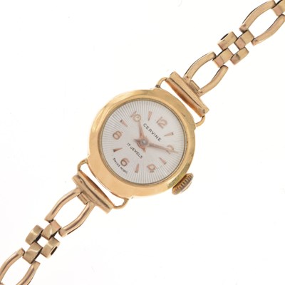 Lot 116 - Cervine - Lady's 18ct gold cased cocktail watch on a 9ct bracelet