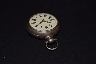 Lot 117 - Early Victorian silver pair cased open face pocket watch, Charles Winstanley, Holywell