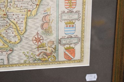 Lot 280 - Speed (John), 17th century hand coloured engraved map of 'Suffolke (Suffolk)