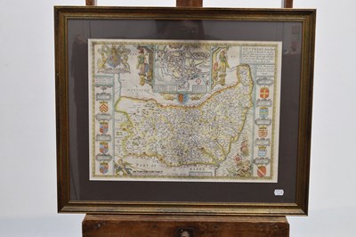 Lot 280 - Speed (John), 17th century hand coloured engraved map of 'Suffolke (Suffolk)