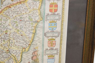Lot 280 - Speed (John), 17th century hand coloured engraved map of 'Suffolke (Suffolk)