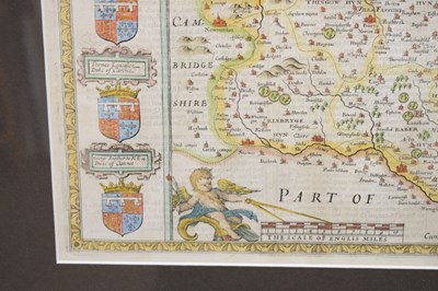 Lot 280 - Speed (John), 17th century hand coloured engraved map of 'Suffolke (Suffolk)