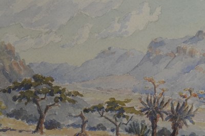Lot 382 - Johannes G. Borman (1912 - 1981) - Watercolour - South African landscape