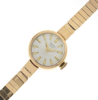 Lot 111 - Tudor Royal - Lady's 9ct gold cocktail watch