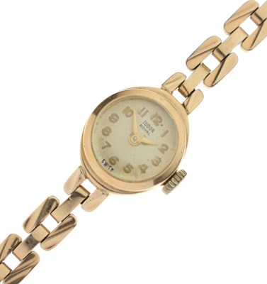 Lot 112 - Tudor Royal - Lady's 9ct gold cocktail watch