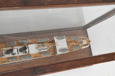 Lot 347 - Mahogany case model of SS Orient by Luis Jacoby-Gomez of Barcelona, circa 1930