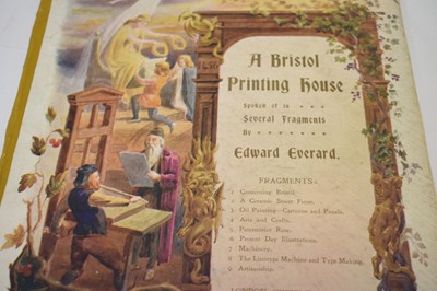 Lot 588 - Edward Everard - A Bristol Printing House....spoken of in several fragments