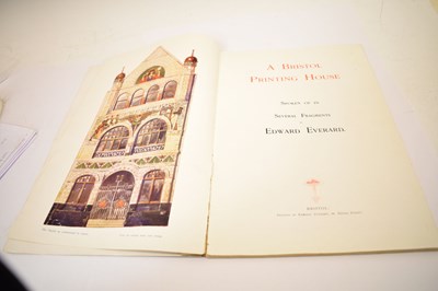 Lot 588 - Edward Everard - A Bristol Printing House....spoken of in several fragments
