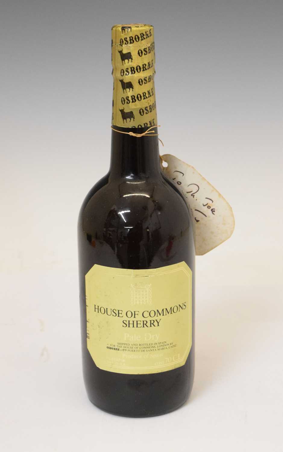 Lot 808 - Bottle of Osborne House of Commons Pale Dry sherry