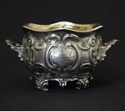 Lot 242 - Victorian silver sugar bowl