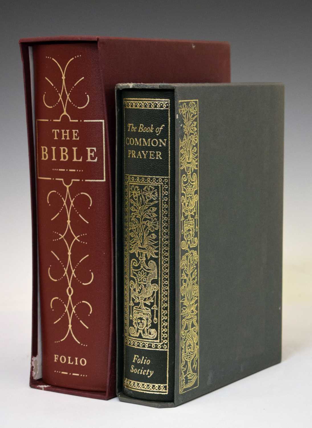 Lot 612 - Folio Society editions of The Bible and The Book of Common Prayer