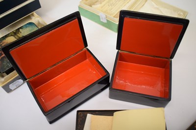 Lot 320 - Six Russian lacquer boxes