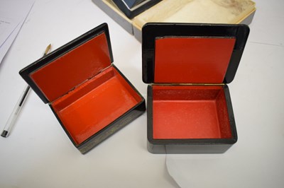 Lot 320 - Six Russian lacquer boxes