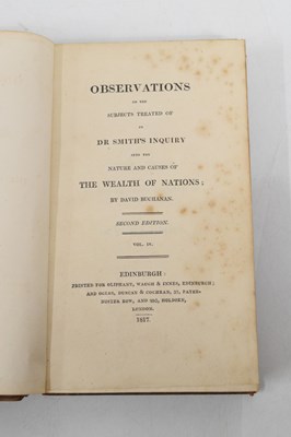 Lot 320 - Early edition of The Wealth of Nations, Adam Smith
