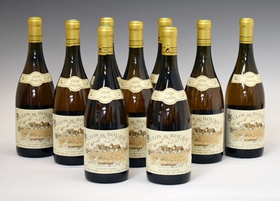 Lot 172 - Clos di Boury Vouray Demi-Sec, 1996, Loire, 9 bottles