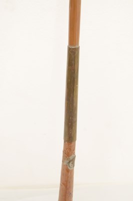 Lot 223 - 19th century copper coaching horn, having Royal cypher to front