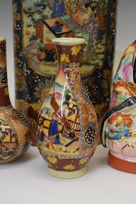 Lot 304 - Three small pairs of Oriental vases, etc