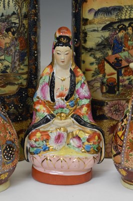 Lot 304 - Three small pairs of Oriental vases, etc